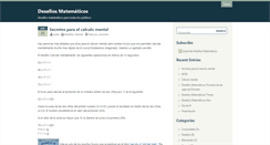 Desktop Screenshot of desafiosmatematicos.com